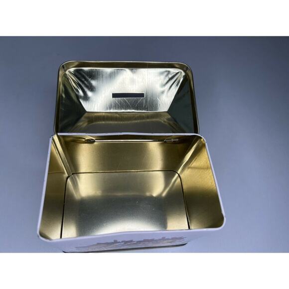 Vintage 1980 Lucy & Me Metal Teddy Bear Christmas Tin Enesco Lucy Rigg RARE - Picture 5 of 5